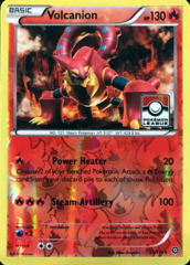 Volcanion 25/114 League Stamp Reverse Holo Promo - 2016 Pokemon League Exclusive